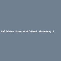 Beliebtes Kunststoff-Hemd SlateGray S